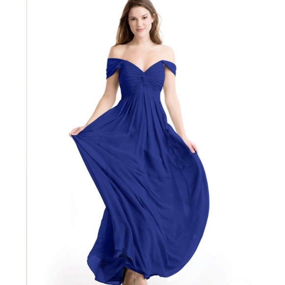 Azazie Dresses & Skirts - Azazie Kaitlynn Royal Blue Dress